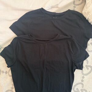 2 wild fable crop T-Shirts, black, size M